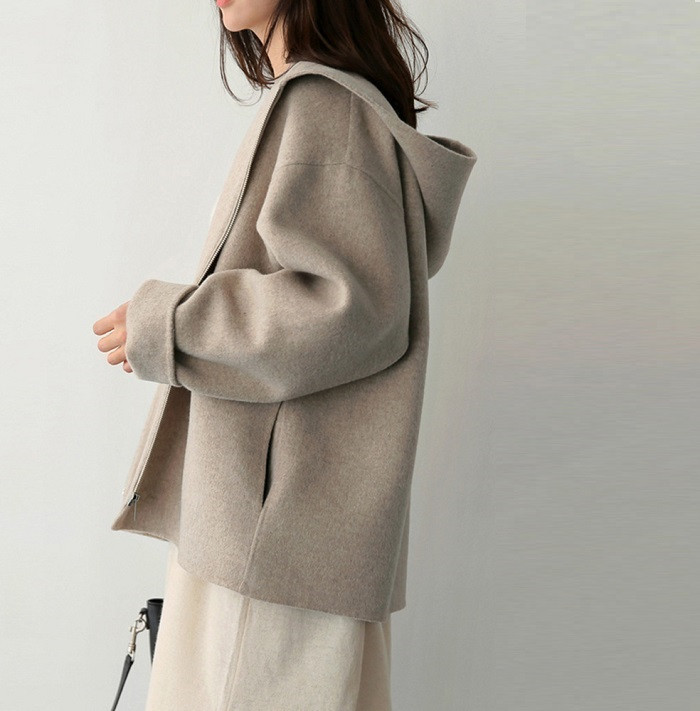 <br>チェスターコート 厚手 秋冬 暖かい コート レディース アウター ショート ダブル コート チェスター ファスナー ケープコート アウター 長袖 あったか カジュアル 無地 黒 きれいめ 通勤