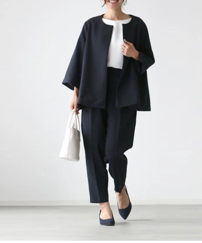 セットアップ ジャケット パンツスーツ ロングパンツ スリムパンツ 9分丈 レディース スーツ マスーツ 2点セット パンツドレス 大きいサイズ おしゃれ カジュアル 春 通勤 冠婚葬祭用 入学式 卒業式 結婚式