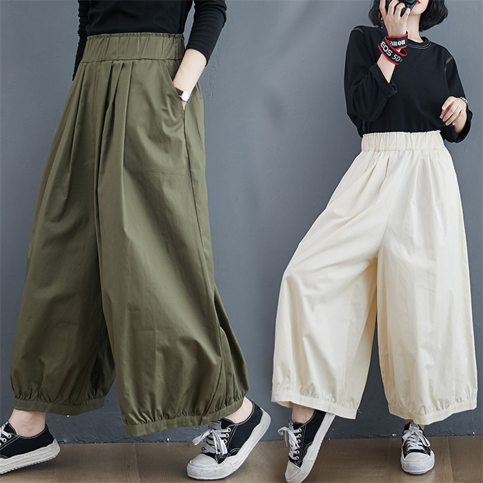 <br>ワイドパンツ ロング レディース 黒 大きいサイズ ワイド バルーンパンツ ボトムス 秋 秋物 秋冬 シンプル きれいめ ブラック カジュアル 大人可愛い 送料無料 ロングパンツ 秋冬 マキシ丈 通勤 日常 ゆったり系 無地 体型カバー ウェストゴム