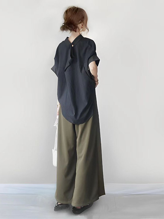 セットアップ スカーチョ パンツドレス 半袖 ロングパンツ ワイドパンツ ママスーツ レディース 春秋 春夏 パンツスーツ 女の子 結婚式 卒業式