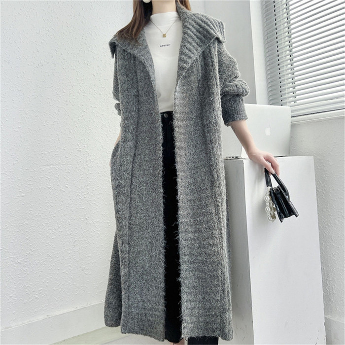 <br>カーディガン カーデ ニットカーディガン ロングカーディガン ロング マキシ丈 ニット ロングカーデ アウター レディース ざっくり リブ 長袖 ビッグ ドロップショルダー 畦編み 大きいサイズ 秋 冬 羽織 ゆったり 洗えるガウンカーディ オーバーサイズ 秋冬 送料無料