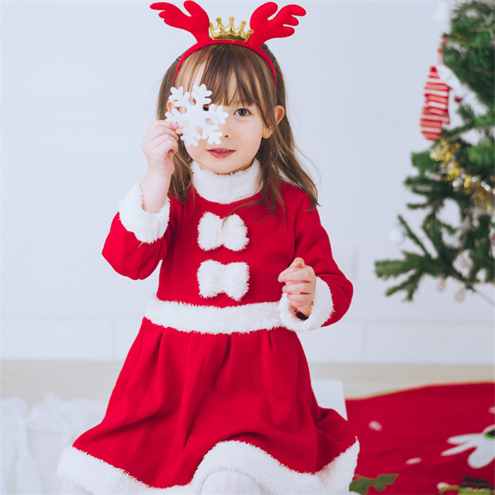<br>クリスマス サンタ コスプレ 子供 サンタクロース キッズ 女の子 コスチューム ワンピース サンタ服 衣装 サンタコス 仮装 子供服 帽子 100cm 110cm 120cm 130cm 140cm 150cm ベビー服 クリスマス服 送料無料 可愛い パーティー