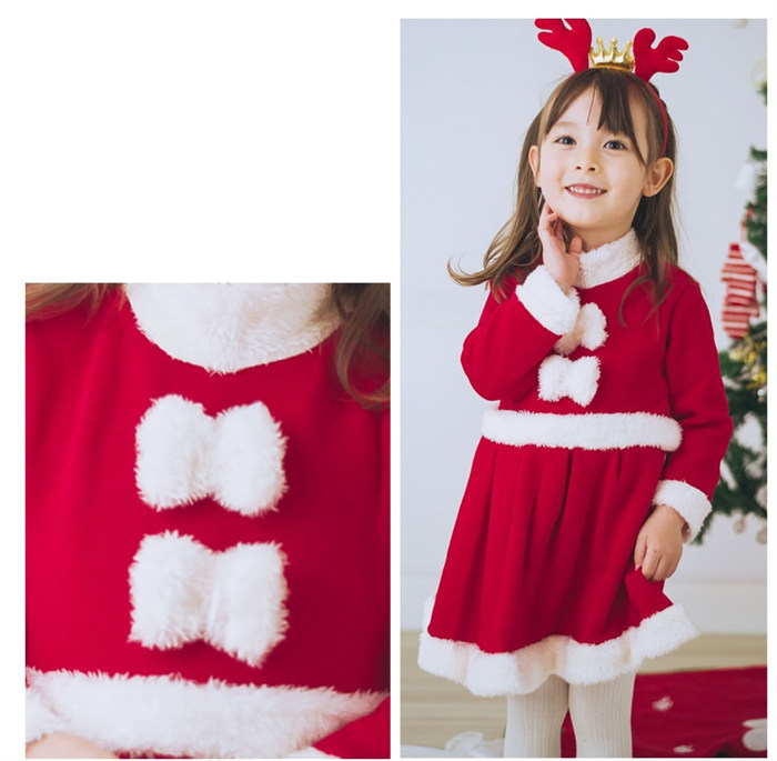 <br>クリスマス サンタ コスプレ 子供 サンタクロース キッズ 女の子 コスチューム ワンピース サンタ服 衣装 サンタコス 仮装 子供服 帽子 100cm 110cm 120cm 130cm 140cm 150cm ベビー服 クリスマス服 送料無料 可愛い パーティー