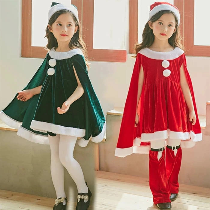 <br>クリスマス サンタ コスプレ 子供 サンタクロース キッズ 女の子 コスチューム ワンピース サンタ服 衣装 サンタコス 仮装 子供服 帽子 カチューシャ 100cm 110cm 120cm 130cm 140cm 150cm ベビー服 クリスマス服 送料無料 可愛い パーティー
