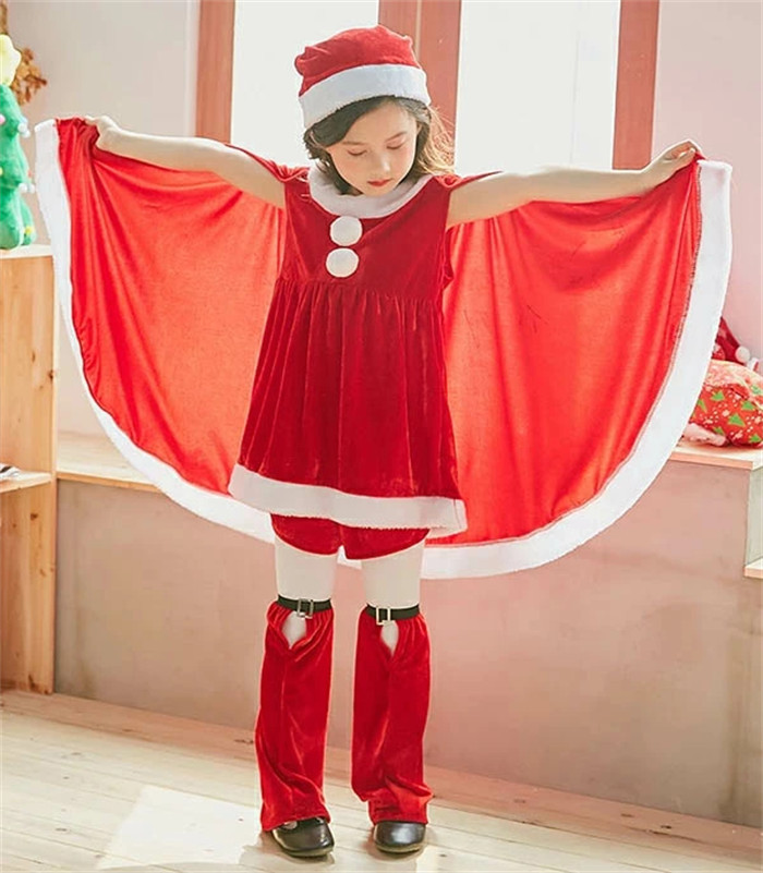 <br>クリスマス サンタ コスプレ 子供 サンタクロース キッズ 女の子 コスチューム ワンピース サンタ服 衣装 サンタコス 仮装 子供服 帽子 カチューシャ 100cm 110cm 120cm 130cm 140cm 150cm ベビー服 クリスマス服 送料無料 可愛い パーティー