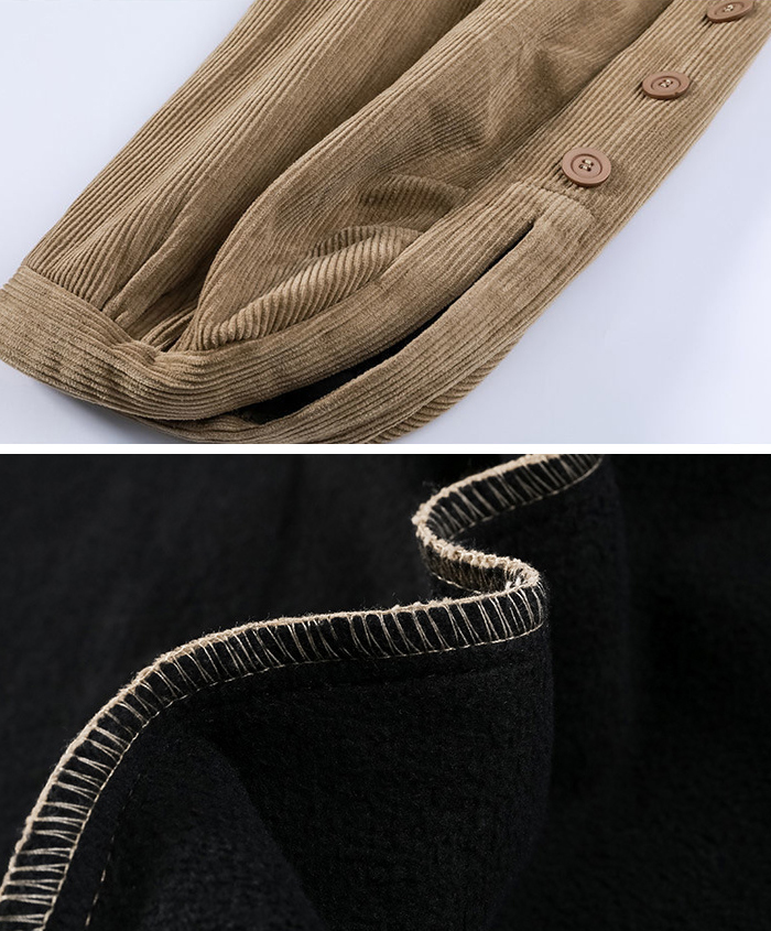 バルーンパンツ ワイドパンツ 裏起毛 ロング レディース 黒 コーデュロイ 大きいサイズ ワイド ボトムス 秋 秋物 秋冬 シンプル きれいめ ブラック カジュアル 暖かい あったか 送料無料 ロングパンツ マキシ丈