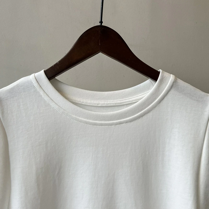 【送料無料】tシャツ レディース フレンチスリーブ カットソー きれいめ Tシャツ 無地 クルーネック トップス 夏 カジュアル 二の腕カバー ナンニング ノースリーブ シンプル ベーシック コットン 綿 オフィス お出かけ デート 楽ちん ゆったり ブラック 黒
