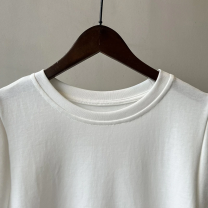【送料無料】tシャツ レディース フレンチスリーブ カットソー きれいめ Tシャツ 無地 クルーネック トップス 夏 カジュアル 二の腕カバー ナンニング ノースリーブ シンプル ベーシック コットン 綿 オフィス お出かけ デート 楽ちん ゆったり ブラック 黒