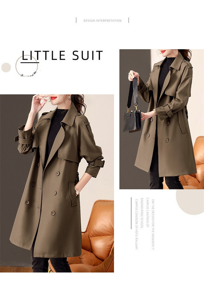 <br>トレンチコート レディース ロング丈 aライン ダブルボタン スリット 無地 おしゃれ 春秋 アウター スプリングコート 就活 ビジネス 定番 通勤 コート 春 夏 ロングコート 羽織り ショート トレンチ 大きいサイズ きれいめ 入園式 卒業式 送料無料