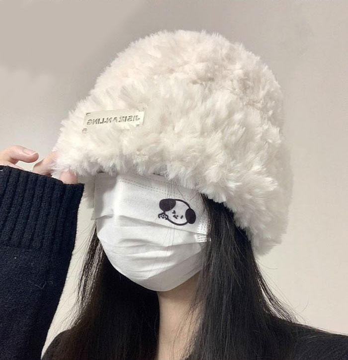 帽子 防寒 冬 レディース ハット ラシャ 帽子 ボア ファー ふわふわ シンプル 秋 冬 暖かい あったか