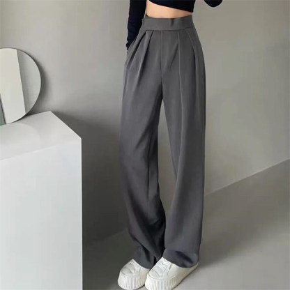 <br>タックワイドパンツ レディース 薄手 ボトムス 春 夏 秋 イージーパンツ ワイドパンツ マジックテープ タック スラックス 美シルエット タックパンツ ハイウエスト ロング丈 きれいめ 通勤 オフィス カジュアル おしゃれ 体型カバー 送料無料