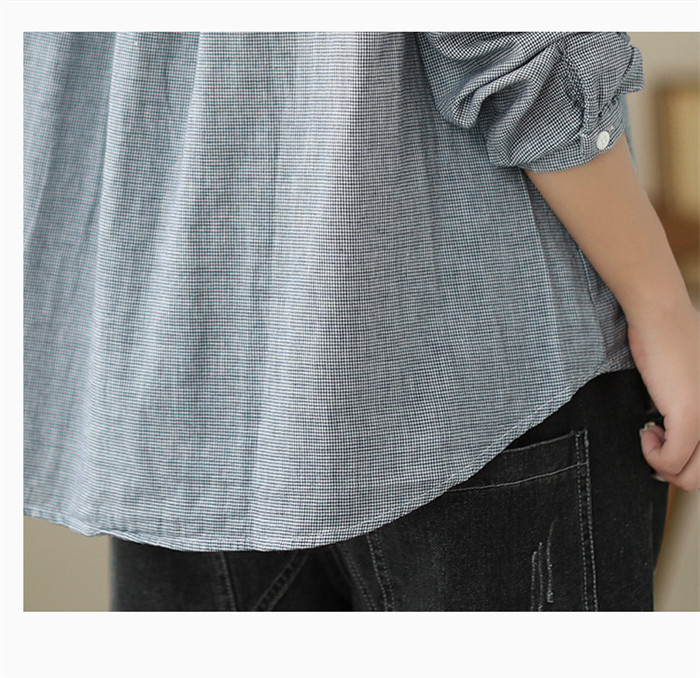 シャツ レディース 長袖 麻 白 おしゃれ 春 チェック 春秋 きれいめ 長袖シャツ ブラウス トップス シャツブラウス 体型カバー ゆったり 前開き 送料無料 柔らか 秋冬 ビッグシルエット 通勤 OL 大人可愛い エレガント 上品 上質 面接 入園式 卒業式 忘年会