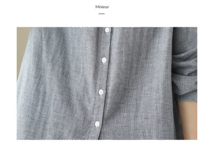 シャツ レディース 長袖 麻 白 おしゃれ 春 チェック 春秋 きれいめ 長袖シャツ ブラウス トップス シャツブラウス 体型カバー ゆったり 前開き 送料無料 柔らか 秋冬 ビッグシルエット 通勤 OL 大人可愛い エレガント 上品 上質 面接 入園式 卒業式 忘年会