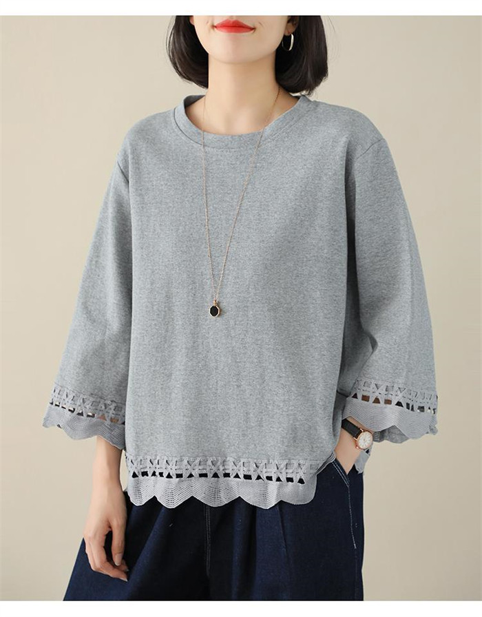 長袖tシャツ レディース カットソー tシャツ 長袖 ゆるt きれいめ 大きいサイズ 体型カバー シンプル かわいい 無地 長袖カットソー 不規則裾 透け感 フレアスリーブ ブラウス トップス 柔らかい おしゃれトップス 春 夏 ゆったり 大人可愛い 着痩せる 送料無料
