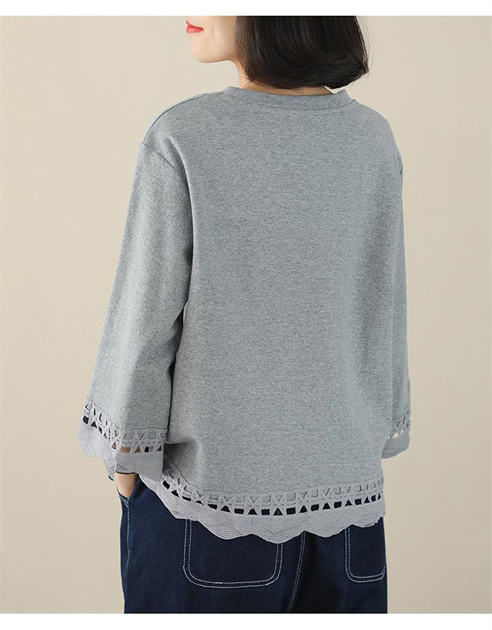 長袖tシャツ レディース カットソー tシャツ 長袖 ゆるt きれいめ 大きいサイズ 体型カバー シンプル かわいい 無地 長袖カットソー 不規則裾 透け感 フレアスリーブ ブラウス トップス 柔らかい おしゃれトップス 春 夏 ゆったり 大人可愛い 着痩せる 送料無料