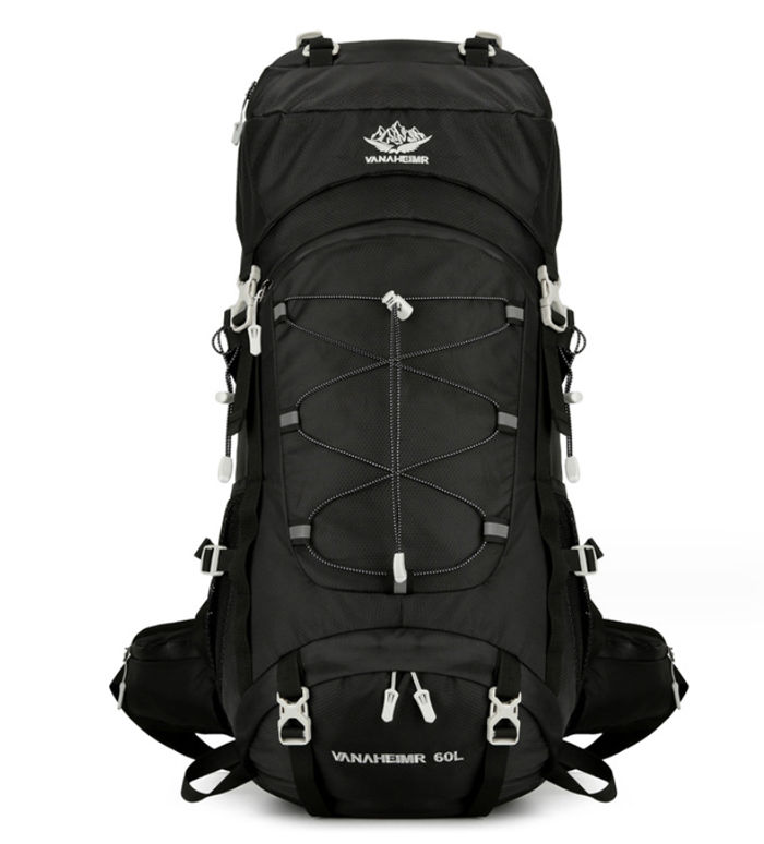 大容量 登山 リュック レインカバー付き 60L リュックサック アウトドア ナイロン メンズ