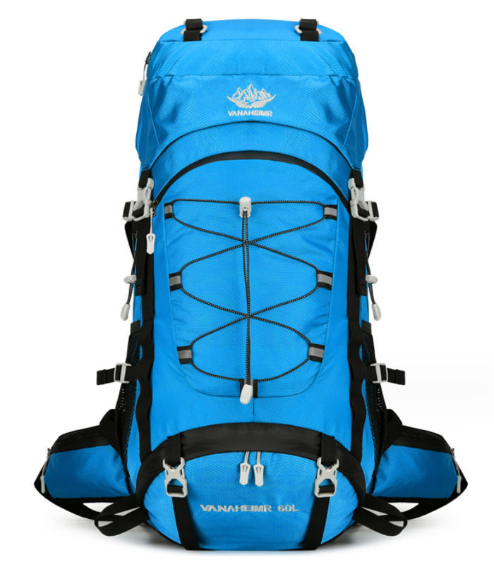 大容量 登山 リュック レインカバー付き 60L リュックサック アウトドア ナイロン メンズ