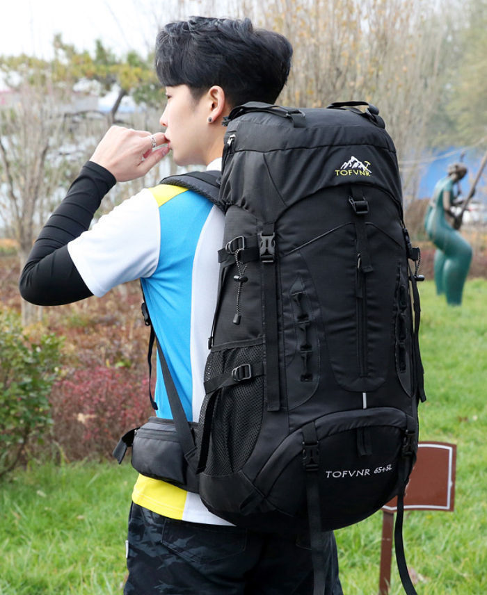 大容量 65+5L 登山 リュック リュックサック アウトドア ナイロン メンズ