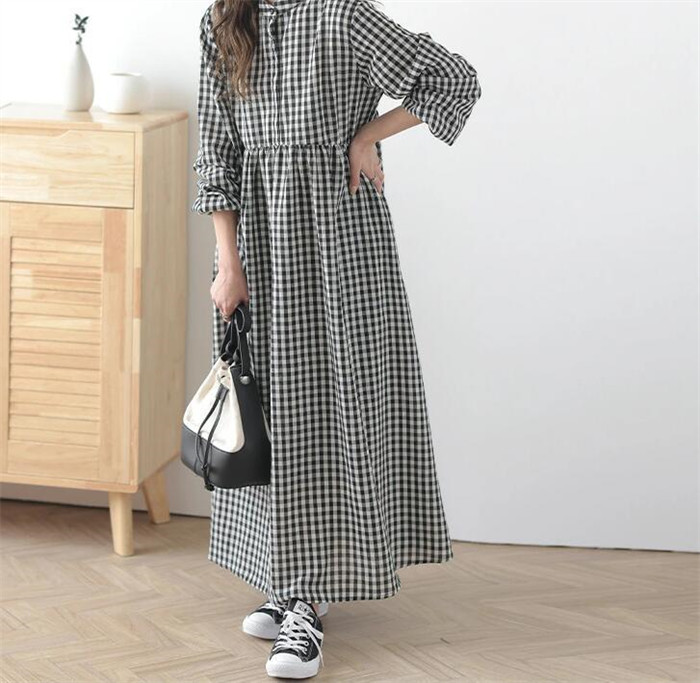 <br>シャツワンピース 長袖 春 レディース 大きいサイズ ロング マキシワンピース ロングシャツワンピ 前開き ぽわん袖 バルーンスリープ プリーツワンピ プリーツ きれいめ マキシ丈 ワンピース ビッグシルエット ゆるっと 大人可愛い 送料無料