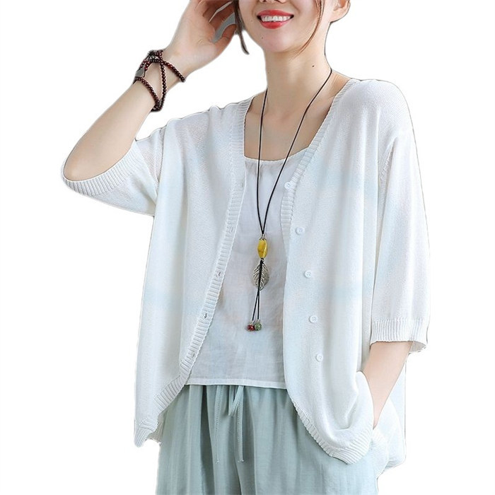 カーディガン 薄手 レディース 春 春夏 UV 五分袖 さらっと羽織れる UVカット ドルマン ゆる カーデ 夏ニット サマーニット ニットカーディガン おしゃれ 冷房対策 夏 長袖 前開き ライトアウター ゆったり シンプル カジュアル 大人可愛い 送料無料
