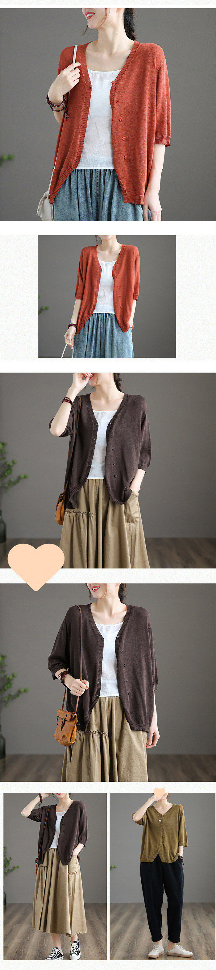 カーディガン 薄手 レディース 春 春夏 UV 五分袖 さらっと羽織れる UVカット ドルマン ゆる カーデ 夏ニット サマーニット ニットカーディガン おしゃれ 冷房対策 夏 長袖 前開き ライトアウター ゆったり シンプル カジュアル 大人可愛い 送料無料