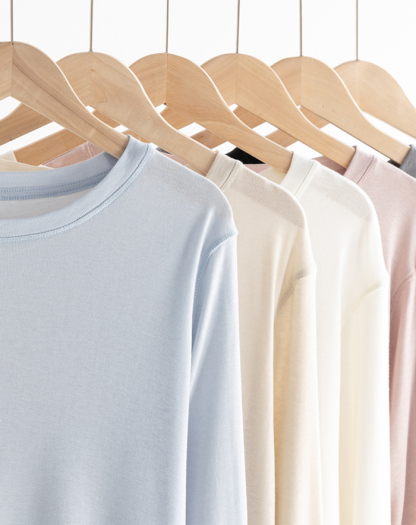 tシャツ レイヤード シアー トップス シャツ 長袖  重ね着 シアートップス Uネック インナー クルーネック 体型カバー UVカット UV 紫外線 シアーロングスリーブTシャツ 透け感 ベーシック 夏 春 20 30 40 50代