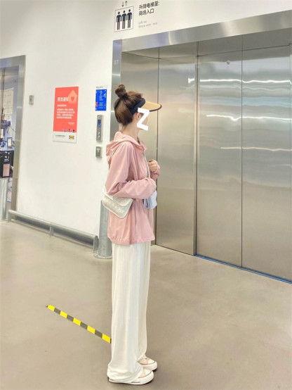 UV パーカー 冷感 -7℃ レディース 長袖 ラッシュガード UVカット アウター メッシュ 指穴 つば サンバイザー 日焼け防止 服 大きいサイズ トップス 体型カバー 薄手 吸湿 速乾 シャリ感 紫外線対策 夏 冷感 涼しい フード付き 帽子 ジャケット 羽織り UV対策 送料無料