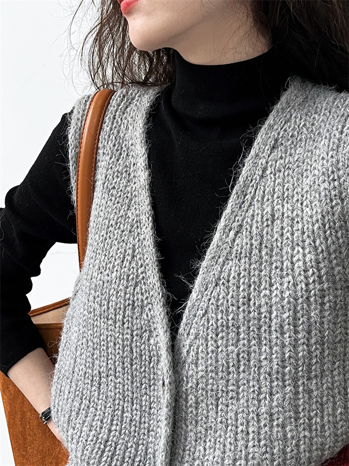 <br>ジレ レディース 秋冬 ニットベスト ニットジレ ニット 厚手 前開き ロングジレ ロングベスト 無地 大きいサイズ フード付き 開襟 カジュアル シンプル ゆったり カーディガン 羽織り おしゃれ 大人可愛い レイヤード 体型カバー 送料無料
