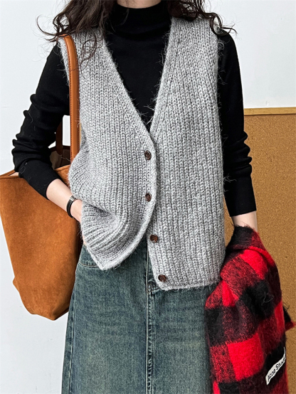 <br>ジレ レディース 秋冬 ニットベスト ニットジレ ニット 厚手 前開き ロングジレ ロングベスト 無地 大きいサイズ フード付き 開襟 カジュアル シンプル ゆったり カーディガン 羽織り おしゃれ 大人可愛い レイヤード 体型カバー 送料無料