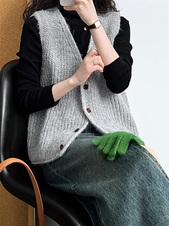 <br>ジレ レディース 秋冬 ニットベスト ニットジレ ニット 厚手 前開き ロングジレ ロングベスト 無地 大きいサイズ フード付き 開襟 カジュアル シンプル ゆったり カーディガン 羽織り おしゃれ 大人可愛い レイヤード 体型カバー 送料無料