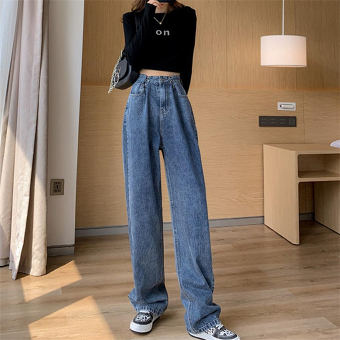 <br>デニム パンツ デニムパンツ レディース ワイドパンツ ワイド 大きいサイズ ジーンズ ジーパン ボトム 体型カバー ボトムス ストレート ゆったり ハイウエスト ゴム ハイライズ 春 デニムパンツ 無地 ロング丈 ジーンズ 体型カバー ボトムス ズボン 着痩 脚長 送料無料