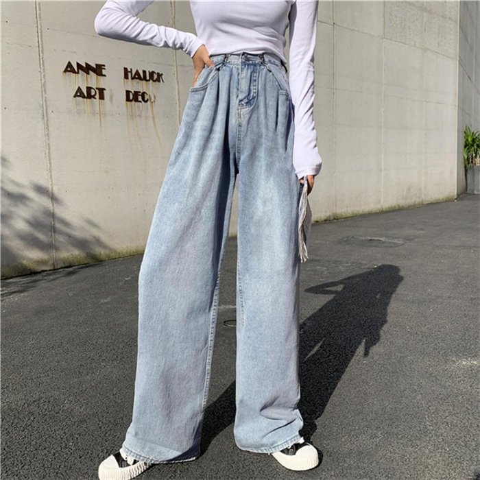 <br>デニム パンツ デニムパンツ レディース ワイドパンツ ワイド 大きいサイズ ジーンズ ジーパン ボトム 体型カバー ボトムス ストレート ゆったり ハイウエスト ゴム ハイライズ 春 デニムパンツ 無地 ロング丈 ジーンズ 体型カバー ボトムス ズボン 着痩 脚長 送料無料