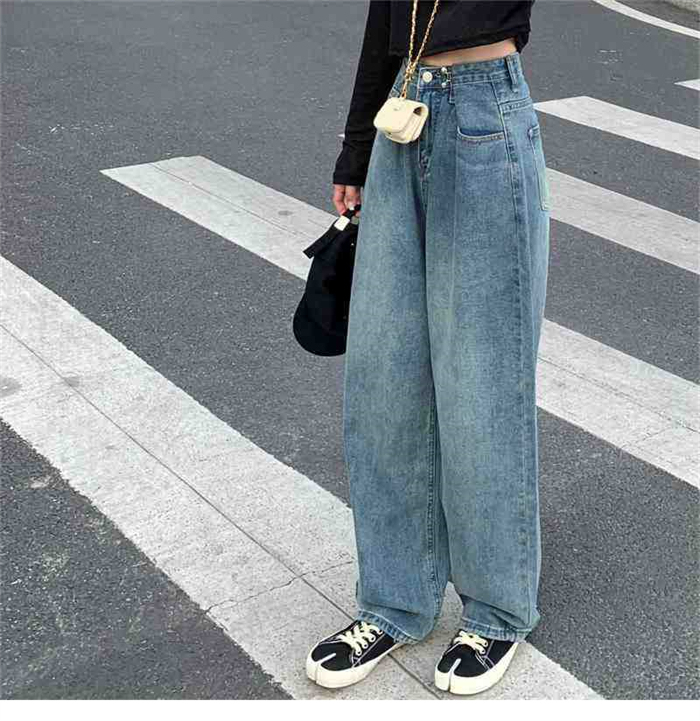 <br>デニム パンツ デニムパンツ レディース ワイドパンツ ワイド 大きいサイズ ジーンズ ジーパン ボトム 体型カバー ボトムス ストレート ゆったり ハイウエスト ゴム ハイライズ 春 デニムパンツ 無地 ロング丈 ジーンズ 体型カバー ボトムス ズボン 着痩 脚長 送料無料