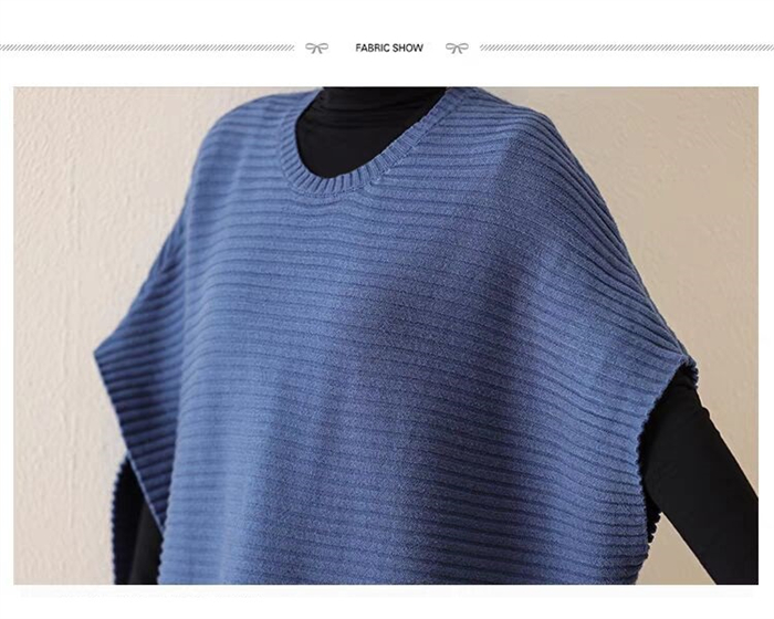 <br>ポンチョ レディース コート ベスト ニットベスト セーター ローゲージニット チャンキーニット レイヤード 秋 トップス 上着 ケープ ニットセーター ニットトップス 伸縮性 無地 ゆったり カジュアル シンプル きれいめ おしゃれ 大きいサイズ 重ね着 送料無料