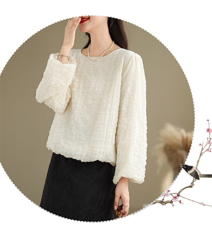 <br>トップス レース レースインナー シアーシャツ 透け感  レースインナー ボリューム袖 バルーンスリープ  カットソー 刺繍 着回し 着映え フェミニン タートルネック 洗える ゆったり レディース 秋 冬 おしゃれ 大人可愛い 送料無料