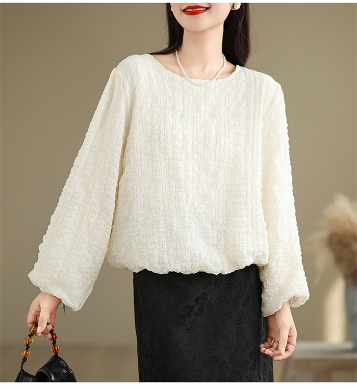 <br>トップス レース レースインナー シアーシャツ 透け感  レースインナー ボリューム袖 バルーンスリープ  カットソー 刺繍 着回し 着映え フェミニン タートルネック 洗える ゆったり レディース 秋 冬 おしゃれ 大人可愛い 送料無料