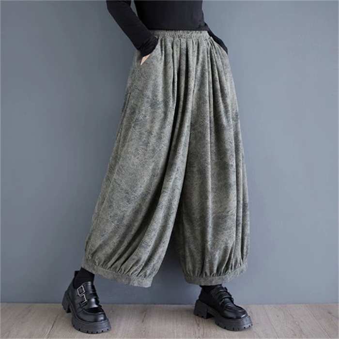 <br>バルーンパンツ ワイドパンツ ロング レディース 黒 コーデュロイ 大きいサイズ ワイド ボトムス 秋 秋物 秋冬 シンプル きれいめ ブラック カジュアル 暖かい あったか 送料無料 ロングパンツ マキシ丈 通勤 日常 ゆったり 無地 体型カバー ウェストゴム