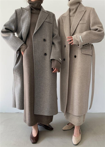 <br>ニットワンピース 冬 秋冬 大きいサイズ マキシ丈 ロングワンピース ニット ロングニットワンピース リブニット ニット ワンピース レディース ハイネック 長袖 カジュアル ブラック きれいめ ハイウエスト マタニティ プリーツ ゆったりめ 体型カバー 送料無料