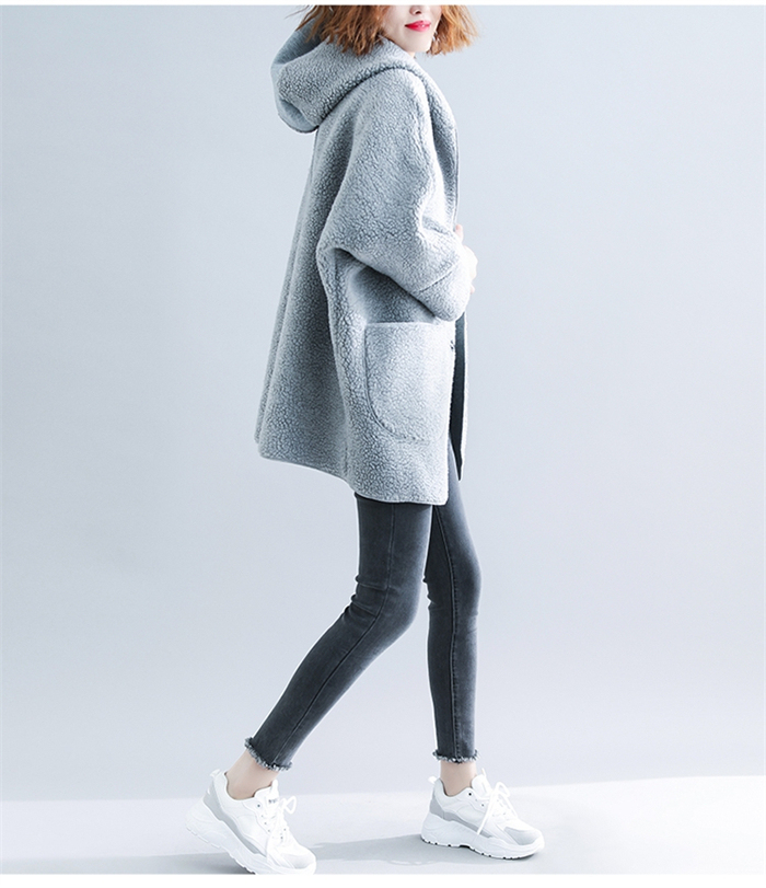 <br>コート ファーコート ボアコート レディース 毛皮コート フード付き フェイクファー ミディアム丈 アウター パーカー 無地 ビッグシルエット ボアジャケット 防寒 秋冬 体型カバー 着痩せ きれいめ 通勤 厚手 送料無料 トップス ふわふわ 暖かい
