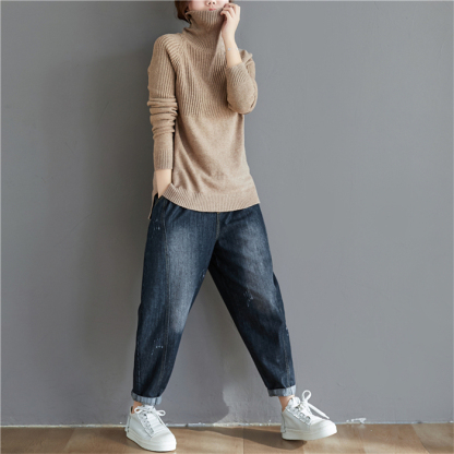 <br>ニットセーター ニットセーター レディース トップス 長袖 ハイネック タートルネック 洗えるニット ニット ゆったり ボトルネック 長袖 おしゃれ インナー 無地 シンプル 韓国ファッション 2023秋冬新作  秋冬 きれいめ 体型カバー 送料無料