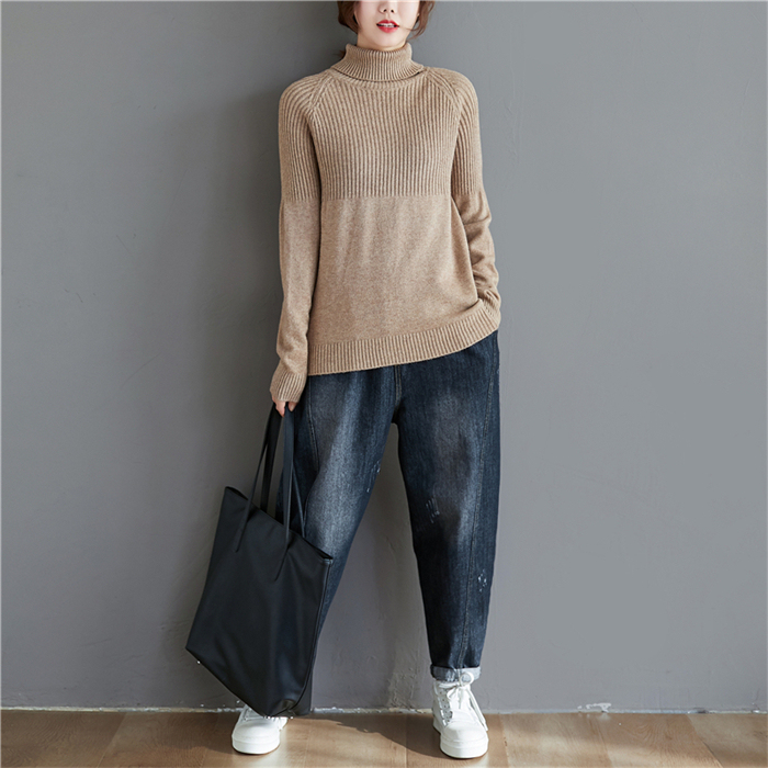 <br>ニットセーター ニットセーター レディース トップス 長袖 ハイネック タートルネック 洗えるニット ニット ゆったり ボトルネック 長袖 おしゃれ インナー 無地 シンプル 韓国ファッション 2023秋冬新作  秋冬 きれいめ 体型カバー 送料無料