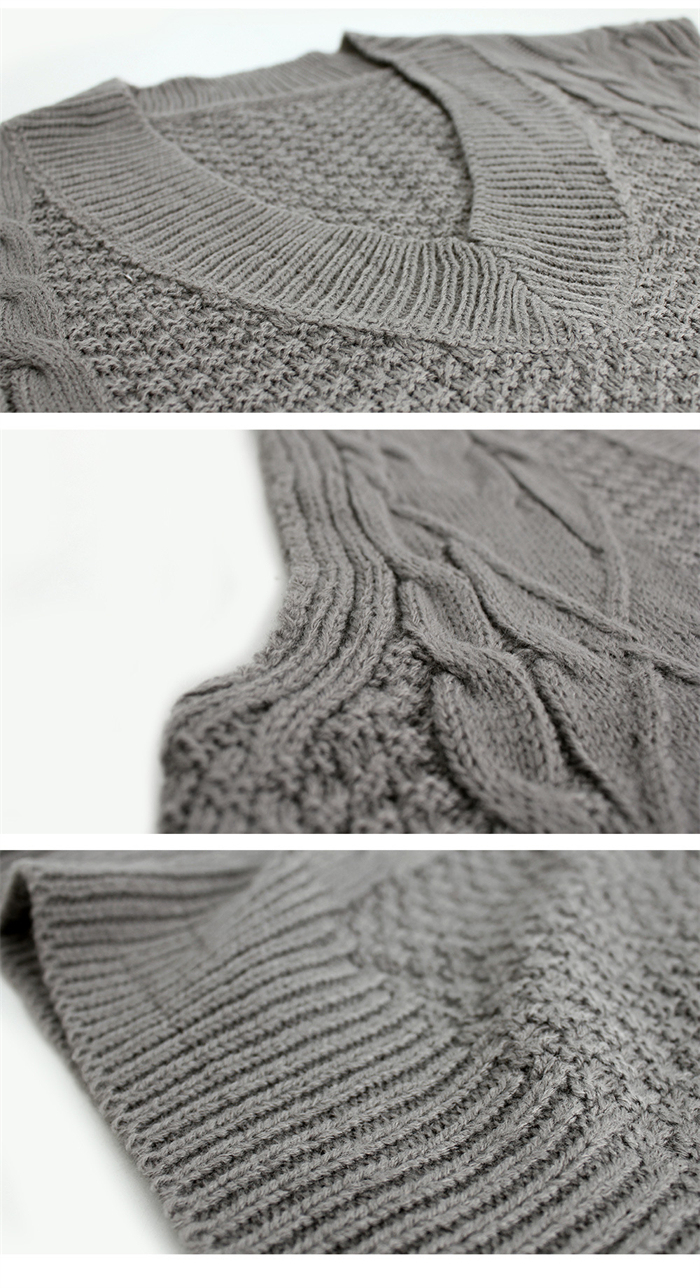 <br>ニットベスト レディース オーバーサイズ Vネック ケーブル編み トップス ベスト ニット チョッキ ノースリーブ シンプル 着回し力 体型カバー 着心地 普段着 通勤 春 秋 冬 柔らかい ニットタンクトップ レイヤード風 無地 送料無料