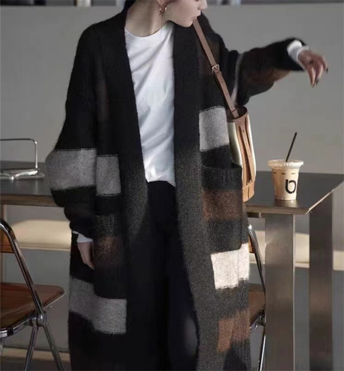 <br>カーディガン レディース 秋冬 ロング 冬 秋 大きいサイズ ニット アウター ニットカーディガン ロングカーディガン マキシ ロングカーデ ざっくり リブ 長袖 オーバーサイズ 羽織 ロングニットコート 厚手 ロングニット Vネック Iライン ローゲージニット 送料無料