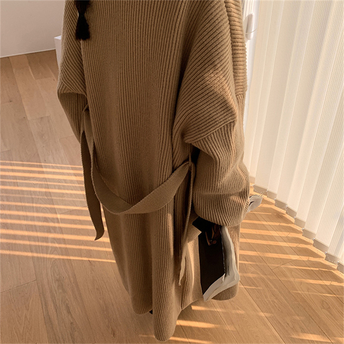 <br>カーディガン レディース 秋冬 ロング 冬 秋 大きいサイズ ニット アウター ニ　ットカーディガン ロングカーディガン マキシ ロングカーデ ざっくり リブ 長袖 オーバーサイズ 羽織 ロングニットコート 厚手 ロングニット Vネック Iライン ローゲージニット 送料無料