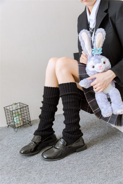 <br>ソックス レディース 暖かい 冬 おしゃれ 秋 ニット レッグカバー 靴下 JK パイルソックス ストレート スタイリッシュ ガール ミドル丈 ソックス ストッキング オシャレ 足元 夜 教室 春秋 レディース ストライプ パイルソックス ブラック ニット カーフ【2足セット】