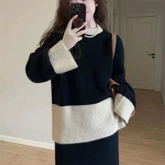 <br>セーター レディース 秋冬 異素材 寒がりさんに タートルネック ハイネック タートル ニット 厚手 カシミヤ ミドルゲージ トップス ニットセータープルオーバー 秋 冬 長袖 ゆったり ショート丈 防寒 無地 通勤 送料無料 大人 洗えるニット おしゃれ インナー シンプル