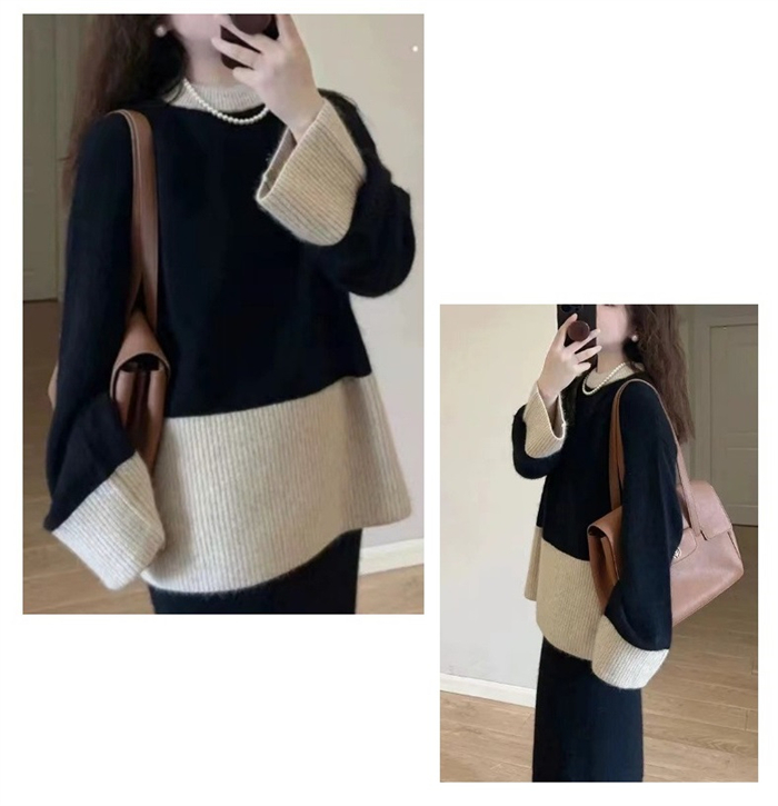 <br>セーター レディース 秋冬 異素材 寒がりさんに タートルネック ハイネック タートル ニット 厚手 カシミヤ ミドルゲージ トップス ニットセータープルオーバー 秋 冬 長袖 ゆったり ショート丈 防寒 無地 通勤 送料無料 大人 洗えるニット おしゃれ インナー シンプル