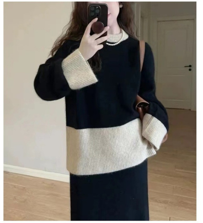 <br>セーター レディース 秋冬 異素材 寒がりさんに タートルネック ハイネック タートル ニット 厚手 カシミヤ ミドルゲージ トップス ニットセータープルオーバー 秋 冬 長袖 ゆったり ショート丈 防寒 無地 通勤 送料無料 大人 洗えるニット おしゃれ インナー シンプル