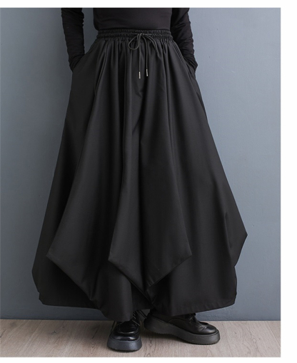 <br>バルーンパンツ レディース 秋冬 ワイドパンツ ロング 黒 大きいサイズ ワイド バルーン パンツ ボトムス 秋 秋物 シンプル きれいめ ブラック カジュアル 大人可愛い 送料無料 ロングパンツ マキシ丈 冬 通勤 日常 ゆったり系 無地 体型カバー ウェストゴム
