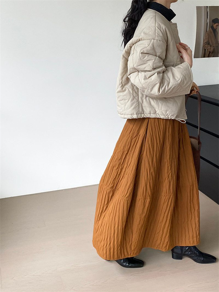 <br>ダウンスカート スカート 秋冬 ロング レディース ミモレ丈 ダウン 大きいサイズ バルーンスカート バルーン ロングダウン ボトムス 秋 秋物 ロングスカート シンプル きれいめ 大人 可愛い ブラック カジュアル 大人可愛い 暖かい あったか 保温 防寒 送料無料